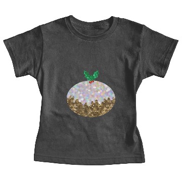 Discover sequin christmas puddings Baby Tees