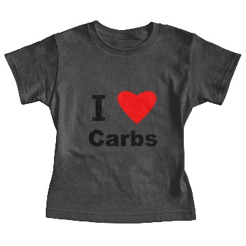 Discover I Love Carbs! Baby Tees