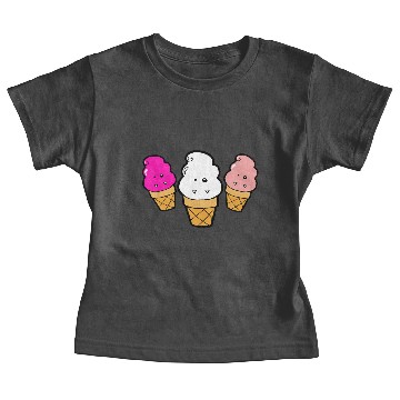Discover Frankencream Monster Ice Cream Cones Baby Tees