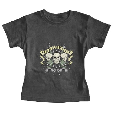 Discover Hard Rock Skull and Guitars Baby Tees