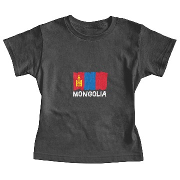 Discover Cool Mongolia Flag Baby Tees
