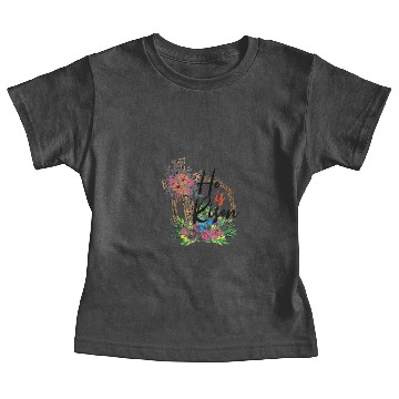 Discover He Is Risen Easter Flower Baby Tees