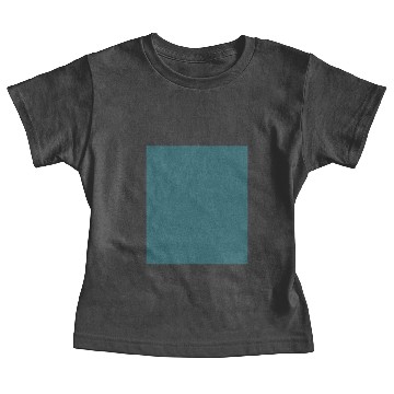 Discover Peacock Blue (Dark Teal or Deep Aqua) Solid Color Baby Tees