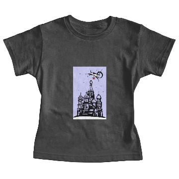 Discover Laika over Red Square Baby Tees