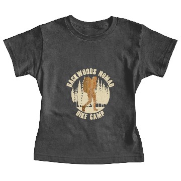 Discover Backwoods Nomad Hike Camp Baby Tees
