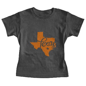 Discover Burnt Orange Texas Heart Baby Tees