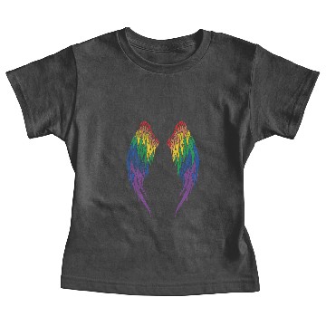 Discover Pride Flag - Angel Wings Baby Tees