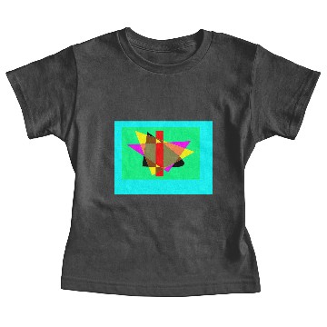 Discover Geometric Thought Sleeveless Baby Tees