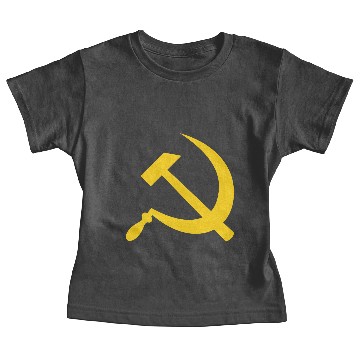 Discover Hammer and sickle (yellow) Baby Tees