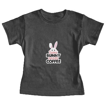 Discover Some Bunny Needs Coffee Cute Vintage Sleeveless Baby Tees