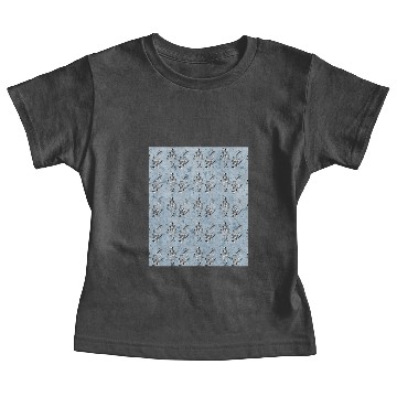 Discover skeleton blue background Baby Tees