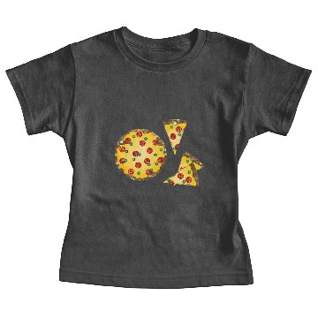 Discover sequin pizza Baby Tees