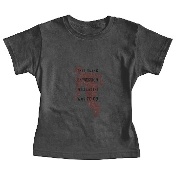 Discover The Flash | "Blank Expression" Quote Silhouette Baby Tees