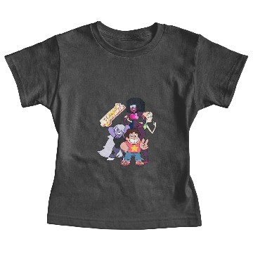 Discover Steven Universe | Crystal Gem Group Pose Baby Tees