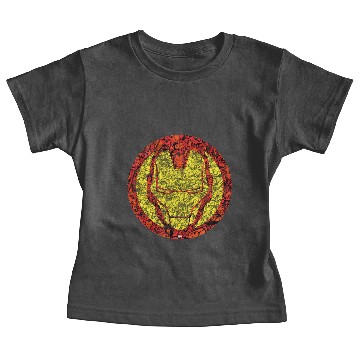 Discover Iron Man Comic Patterned Icon Baby Tees