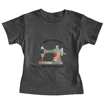 Discover Patchwork Quilt Sewing Humor Baby Tees