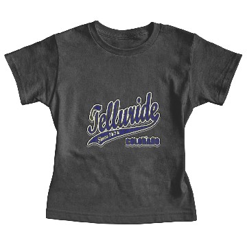 Discover Telluride Grunge Baseball Jersey Baby Tees