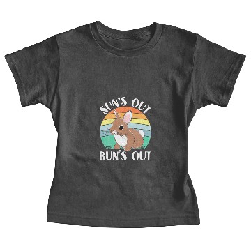 Discover Funny Sun's Out Bun's Out Easter Bunny Rabbit Love Baby Tees