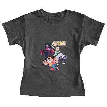 Discover Steven Universe | Crystal Gem Group Action Baby Tees