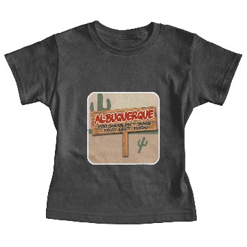 Discover Albuquerque Left Baby Tees