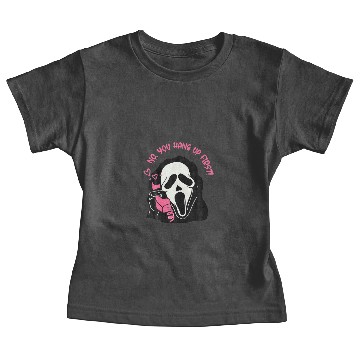Discover Scream Ghost Calling Funny No You Hang Up Hallowee Baby Tees