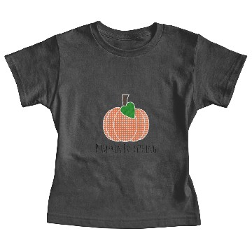 Discover Pumpkin Everything Orange Gingham Pumpkin Baby Tees