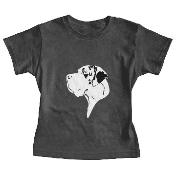 Discover Great Dane Big Head merle Baby Tees