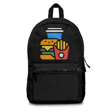 Discover burger Backpacks