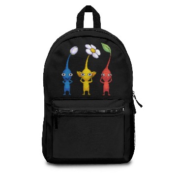 Discover Three wise pikmin - Gamer - Backpacks