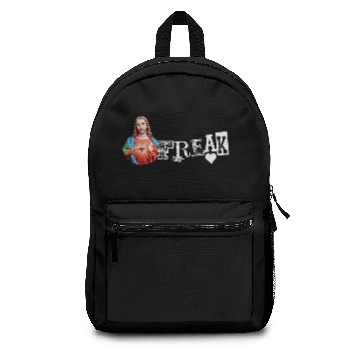 Discover JESUS FREAK | Jesus Christ Jesus Christus WHITE Backpacks