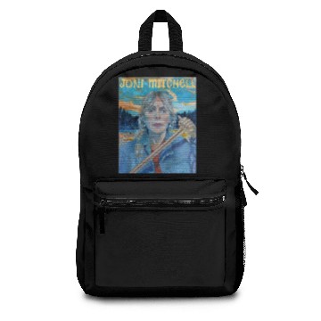 Discover Joni Mitchell Mitchell Blue Backpacks