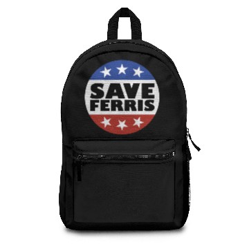Discover Save Ferris Badge - Ferris Bueller - Backpacks