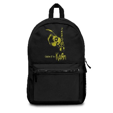Discover korn logo Backpacks