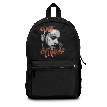 Discover Vintage Post Malone Backpacks, Retro 90s Post Malone Rapper Backpacks