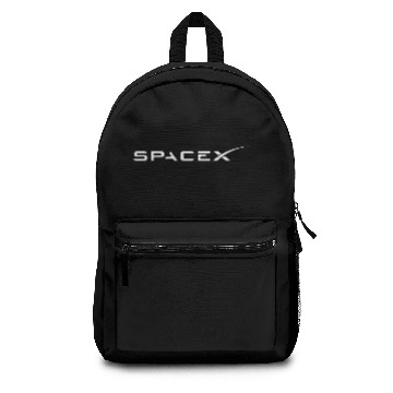 Discover SpaceX Logo - White Backpacks