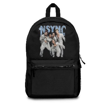 Discover NSYNC Silver Suit Boy Band Backpacks