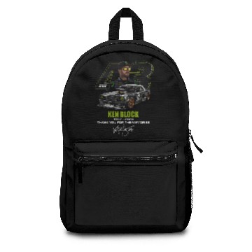 Discover Remember Ken Block Backpacks, Ken Block Never Die Backpacks
