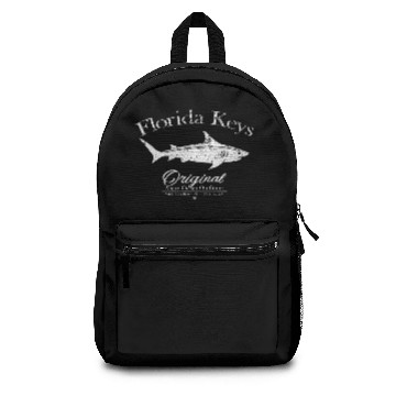 Discover Florida Keys Shark Key West Marathon Key Largo Backpacks