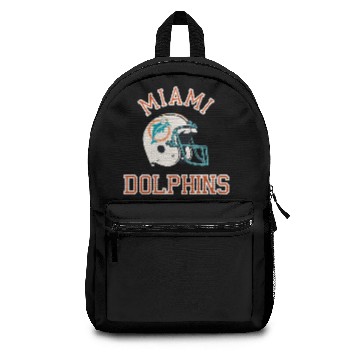 Discover Miami dolphins 1980s Backpacks
