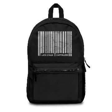 Discover Late Stage Capitalism Bar Code | Marxism Backpacks
