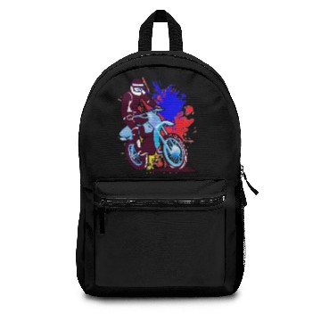 Discover Racing Dirt Bike Motocross xtreme sport Backpacks Backpacks