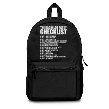 Discover Bachelor Party Checklist Groomsmen Backpacks