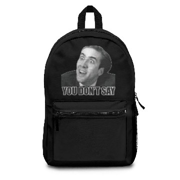 Discover Nicolas Cage Meme Backpacks