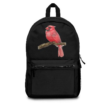 Discover Cardinal bird watercolor - Cardinal Bird - Backpacks