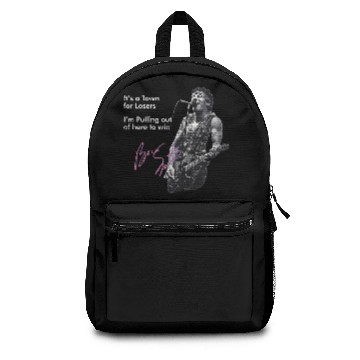 Discover Bruce Springsteen Thunder Road Lyric Backpacks