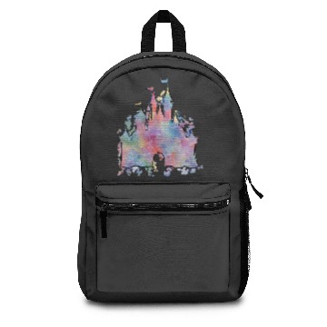 Discover Watercolor Castle Backpacks, Disney Magic Kingdom Backpacks