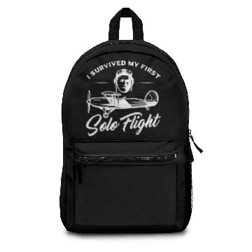 Discover I Survived My First Solo Flight Pilot Backpacks