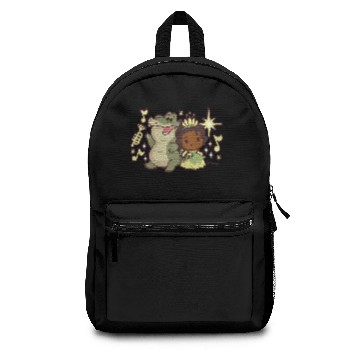 Discover Disney Princess - Tiana and Louis The Alligator Baseball Tees Backpacks