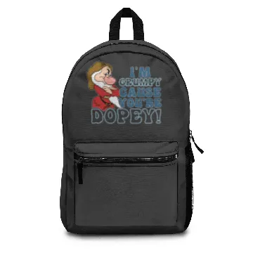 Discover Disney I'm Grumpy Because You're Dopey Backpacks, Snow White Grumpy Backpacks