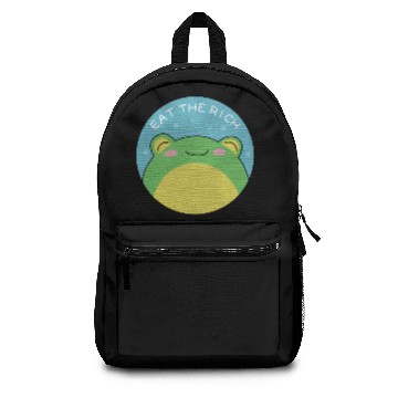 Discover Eat The Rich - Frog - Frog - Backpacks